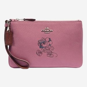 Coach x Disney Minnie Mouse Wristlet
